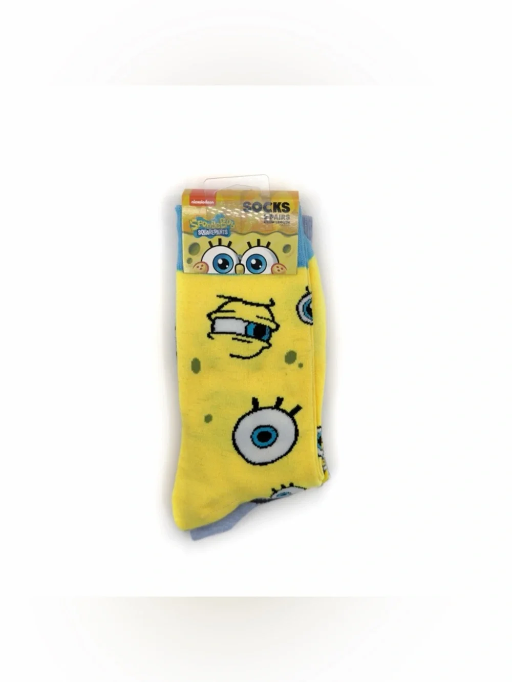SpongeBob Krusty Krab Crew Socks Mens Womens Nickelodeon Y2K 2 Pack
